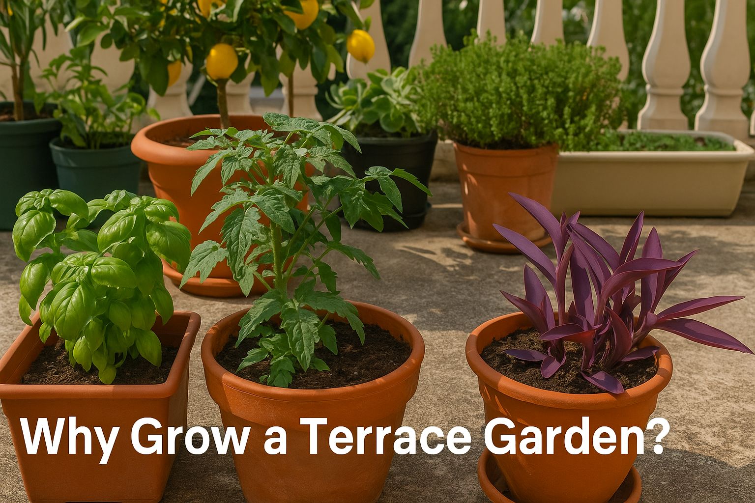 Why Grow a Terrace Garden - Urban Plant
